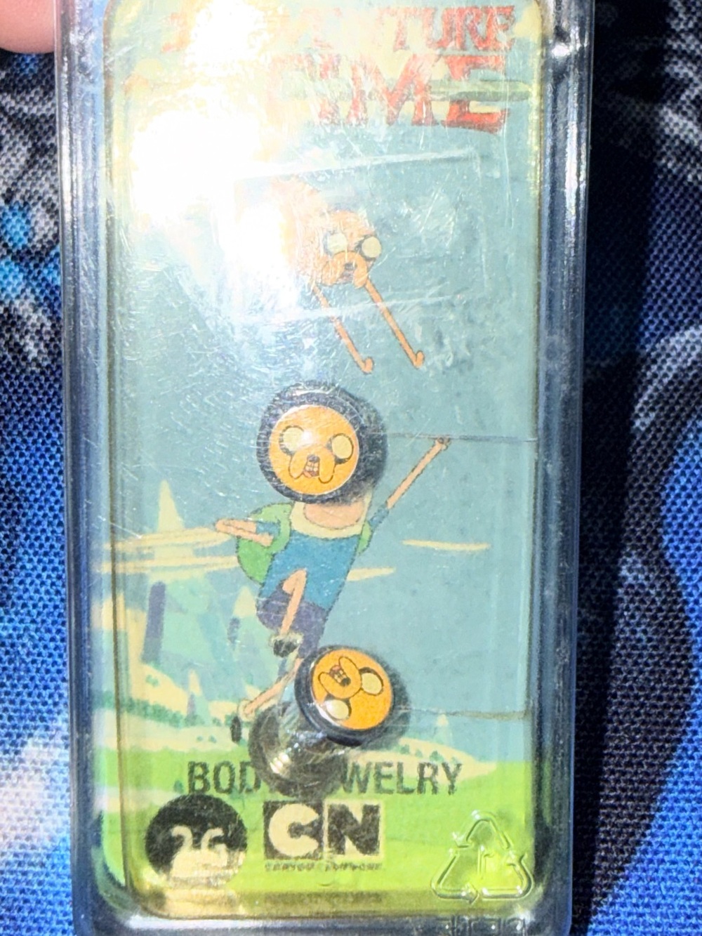 Cartoon Network Adventure Time Jake Face Body Jewelry - size 2G